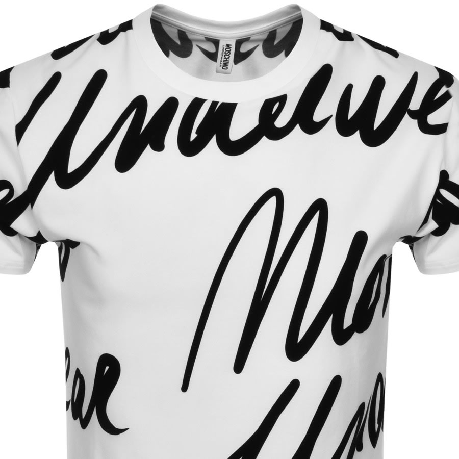 Alternative Image for ProductMoschino Short Sleeve Logo T Shirt White2